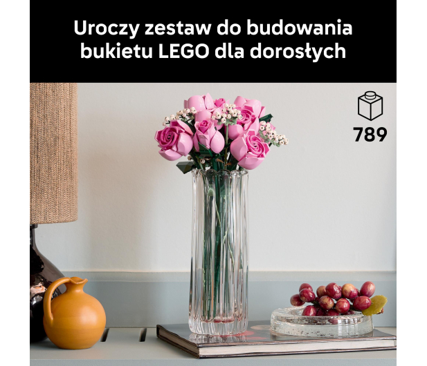 LEGO BOTANICALS 10374 Bukiet różowych róż - 1473598 - zdjęcie 9